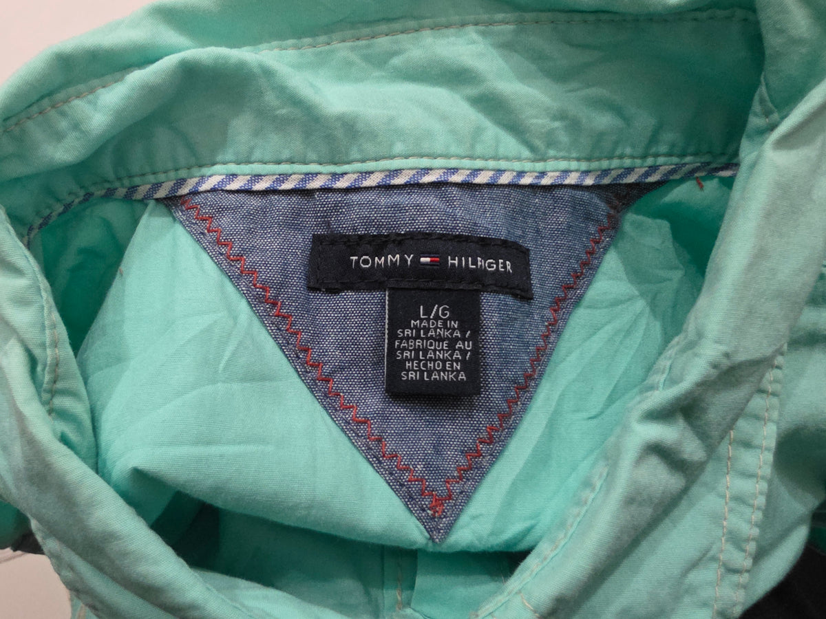Camisa Tommy Hilfiger Grande L Color Menta