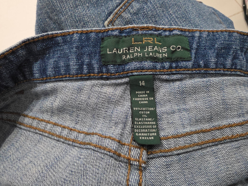 Pantalon Ralph Lauren Talla 14 Azul Mezclilla