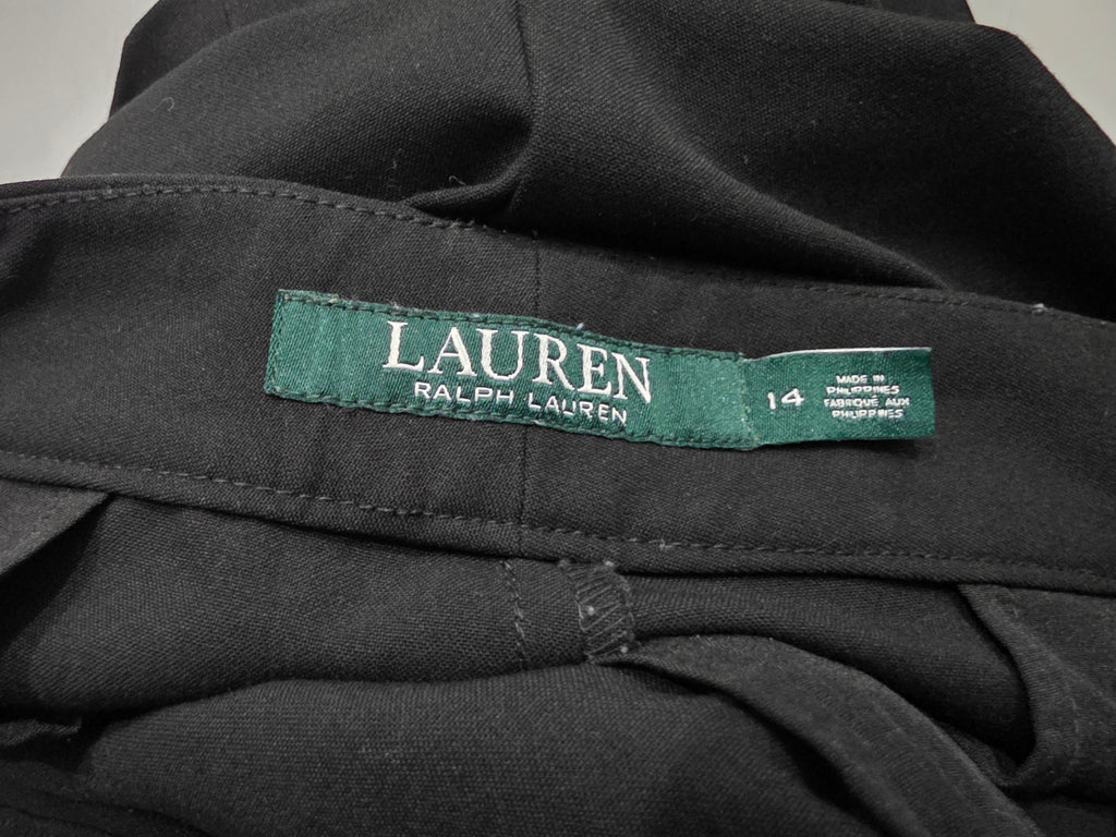 Pantalon Ralph Lauren Talla 14 De Vestir Negro