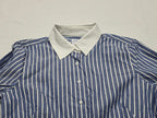 Camisa Brooks Brothers Talla 12 Azul Rayada