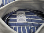 Camisa Brooks Brothers Talla 12 Azul Rayada