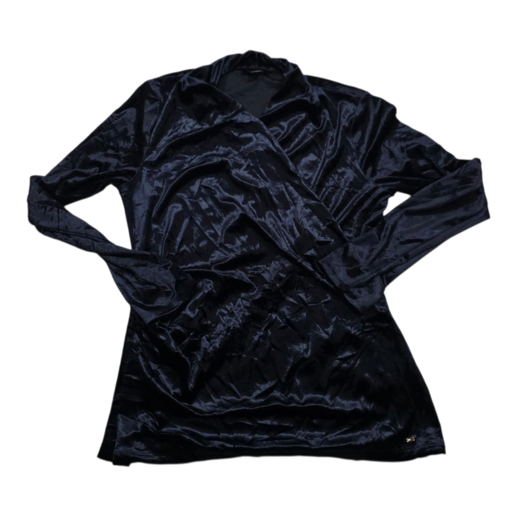 Blusa Terciopelo Tommy Hilfiger Grande L Azul