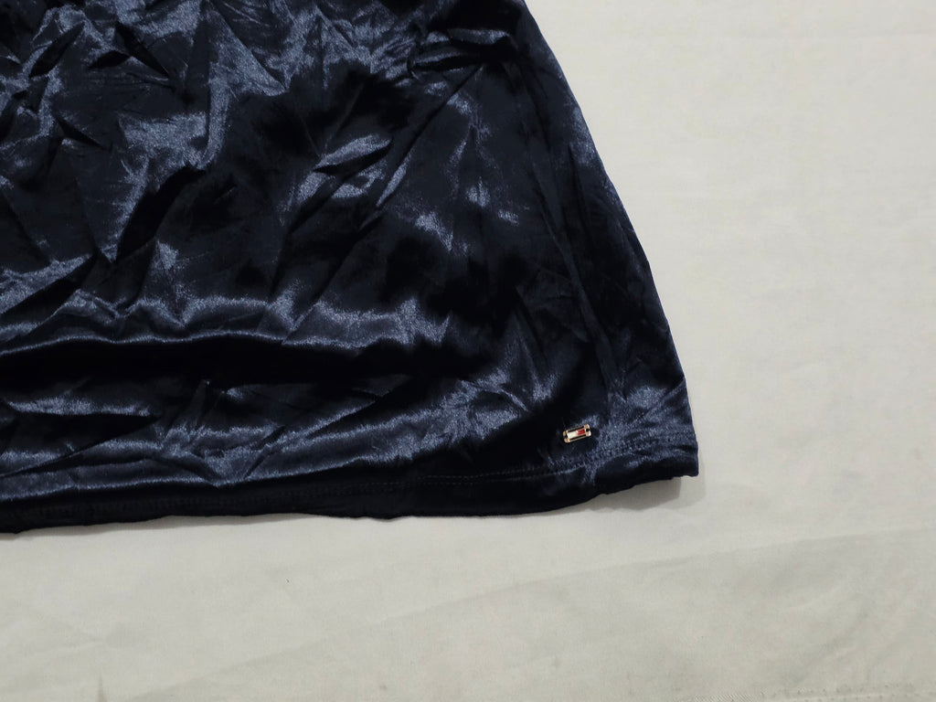 Blusa Terciopelo Tommy Hilfiger Grande L Azul