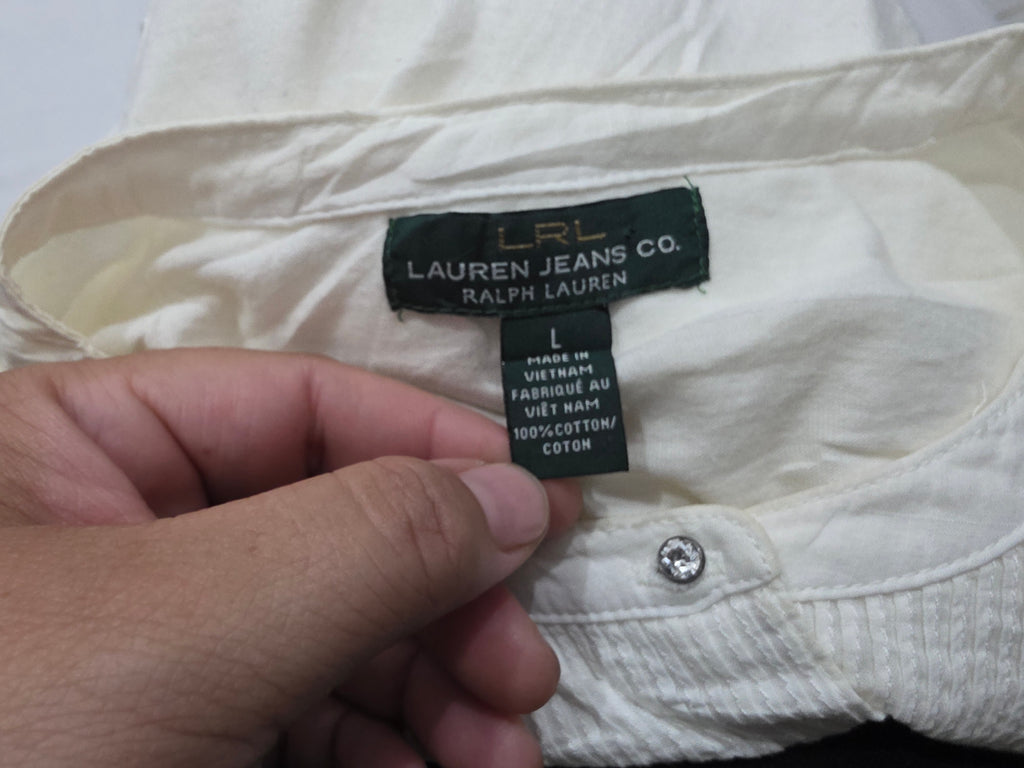 Blusa Ralph Lauren Grande L Blanca