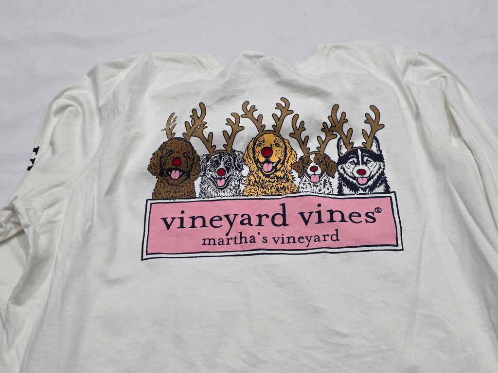 Playera Vineyard Vines Grande L Blanca