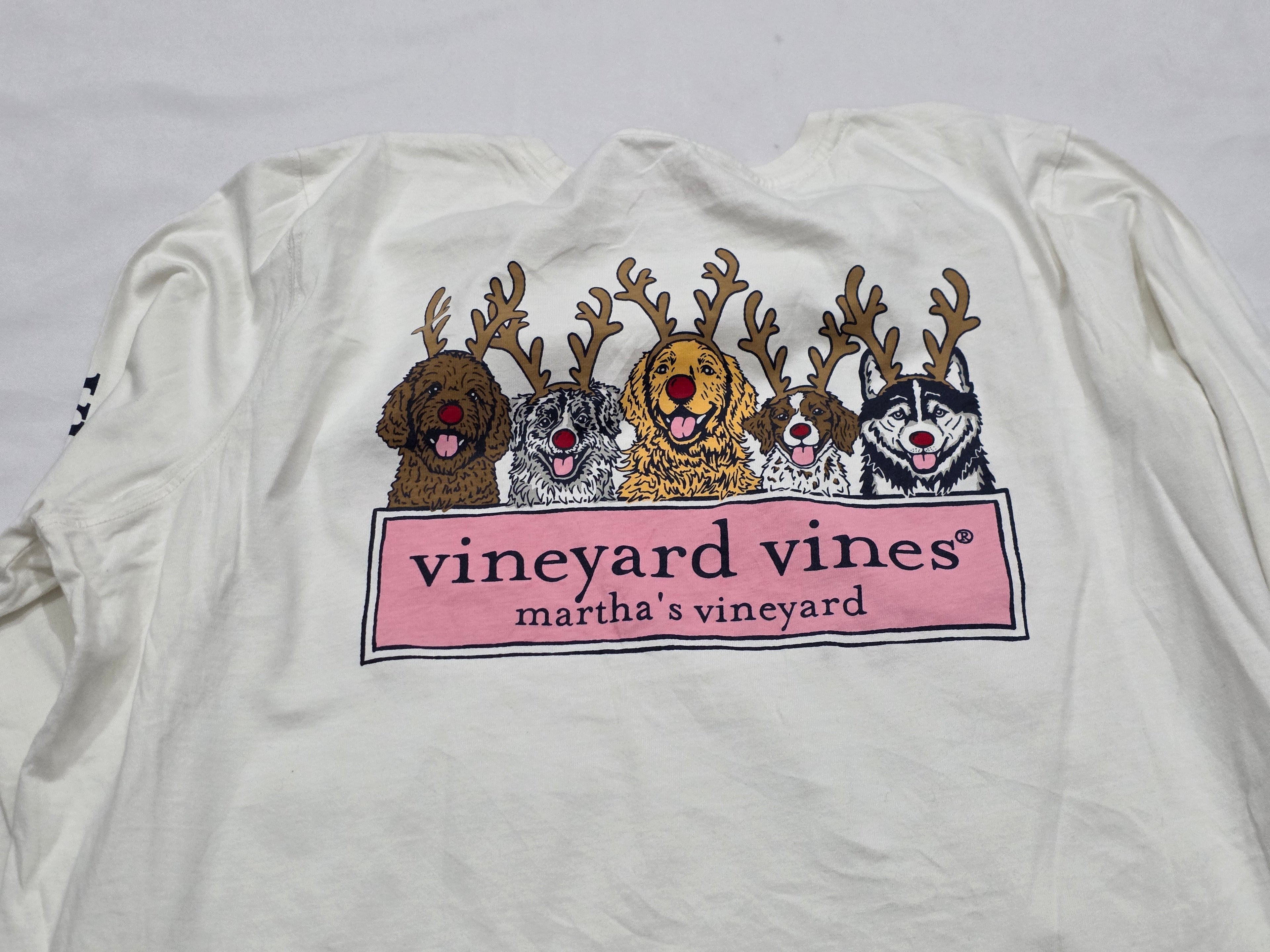 Playera Vineyard Vines Grande L Blanca