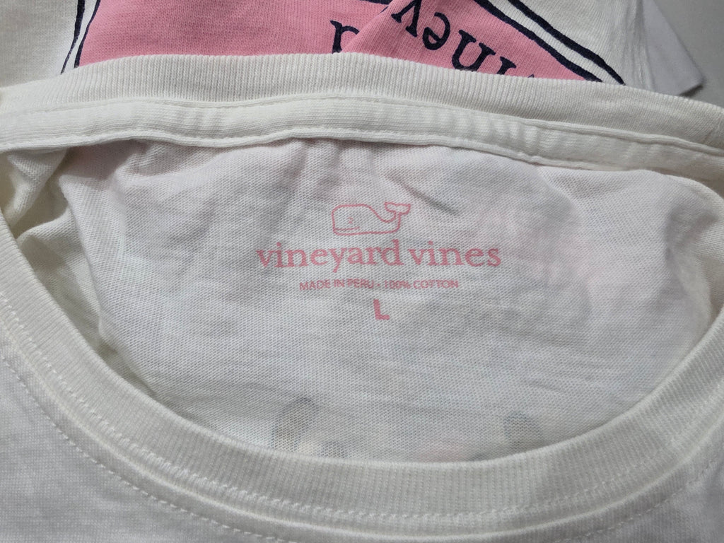 Playera Vineyard Vines Grande L Blanca