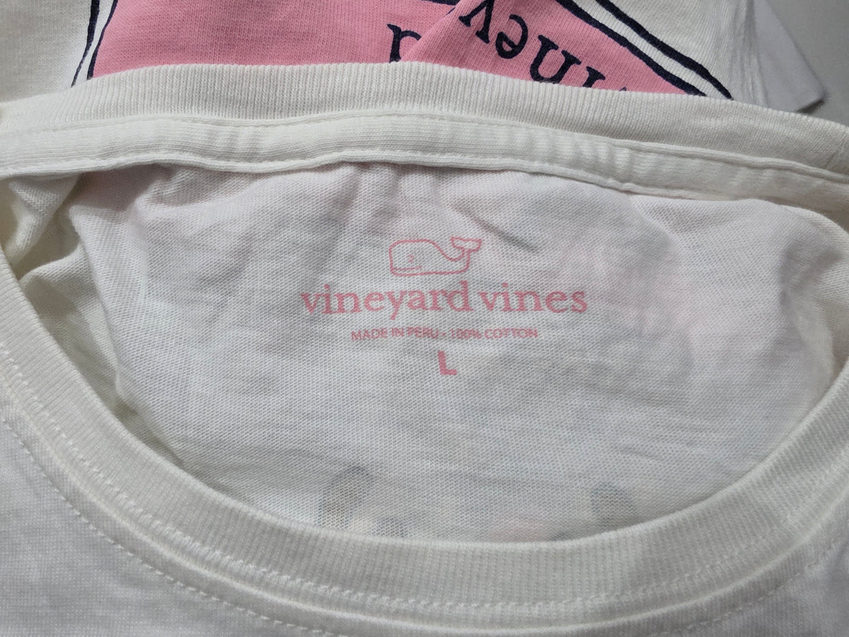 Playera Vineyard Vines Grande L Blanca