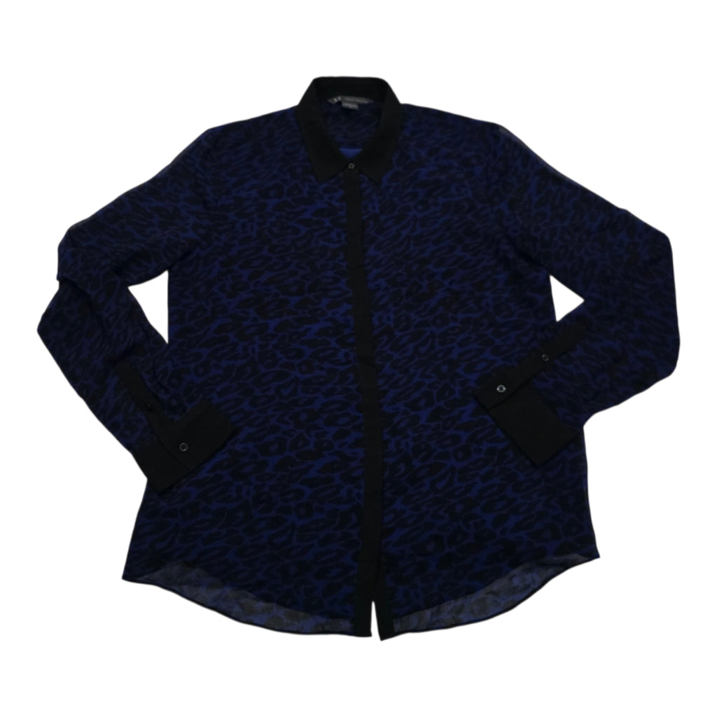 Camisa Armani Exchange Grande L Azul/negro