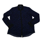 Camisa Armani Exchange Grande L Azul/negro