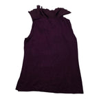 Blusa Ralph Lauren Grande L Morada Con Olanes