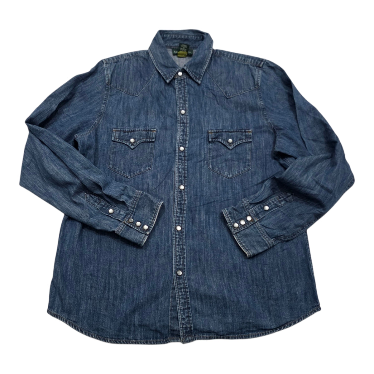 Camisa Ralph Lauren Grande L Mezclilla