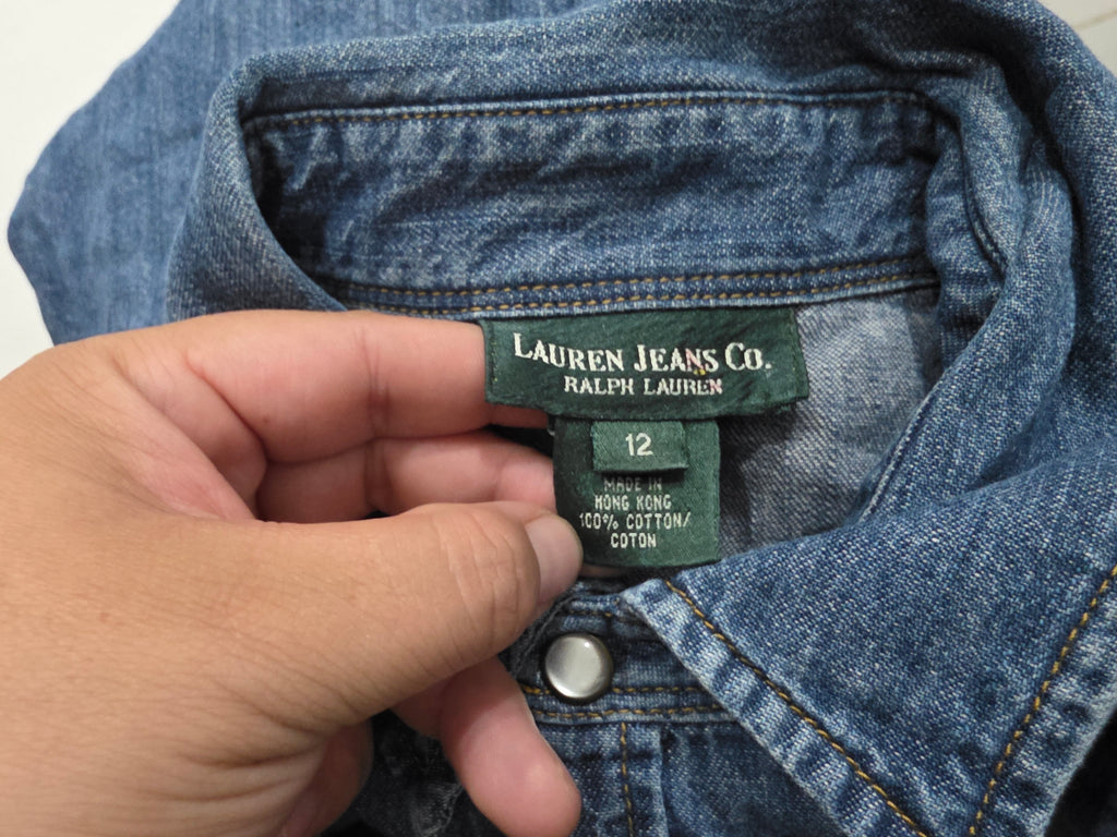 Camisa Ralph Lauren Grande L Mezclilla
