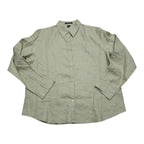 Camisa De Lino Ralph Lauren Xgrande Xl Verde