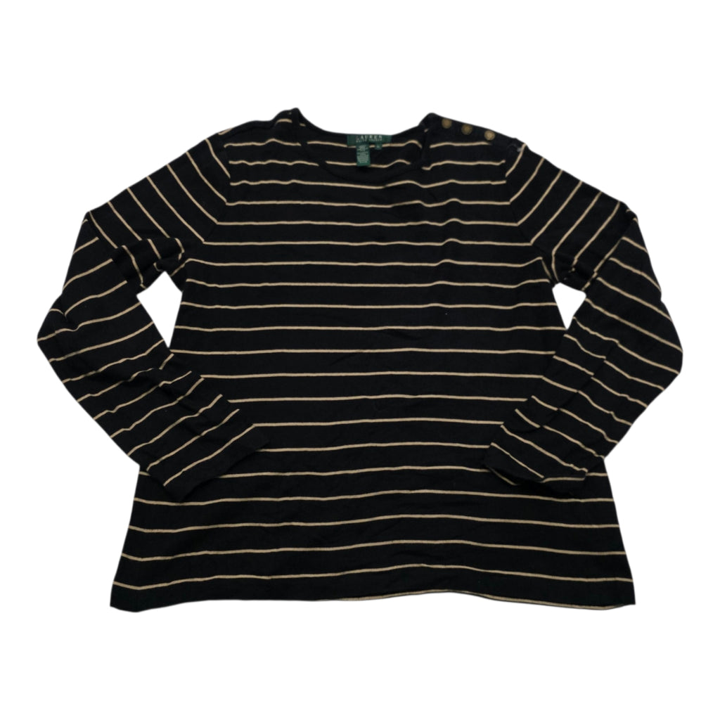 Playera Ralph Lauren Xgrande Xl Negra Manga Larga