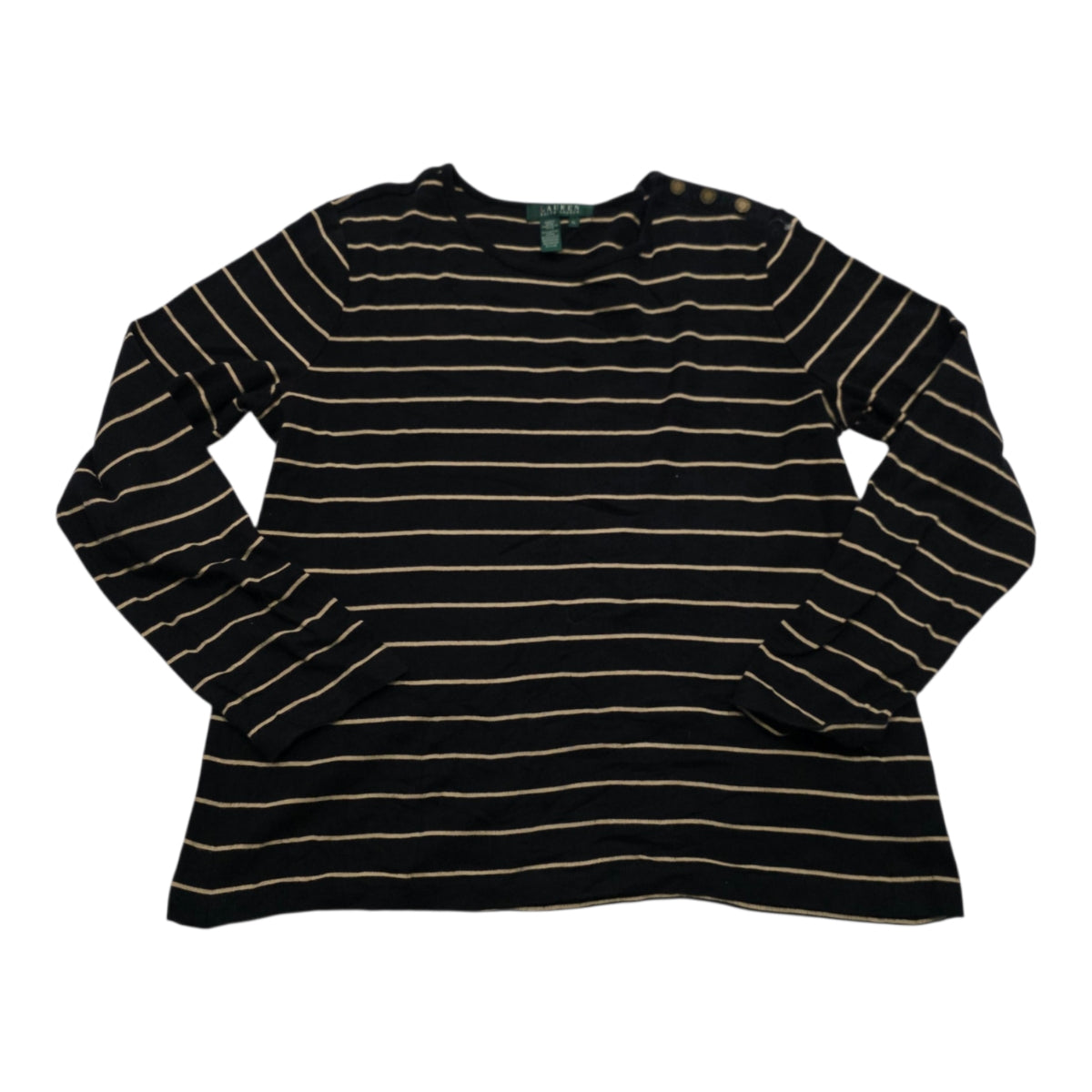 Playera Ralph Lauren Xgrande Xl Negra Manga Larga