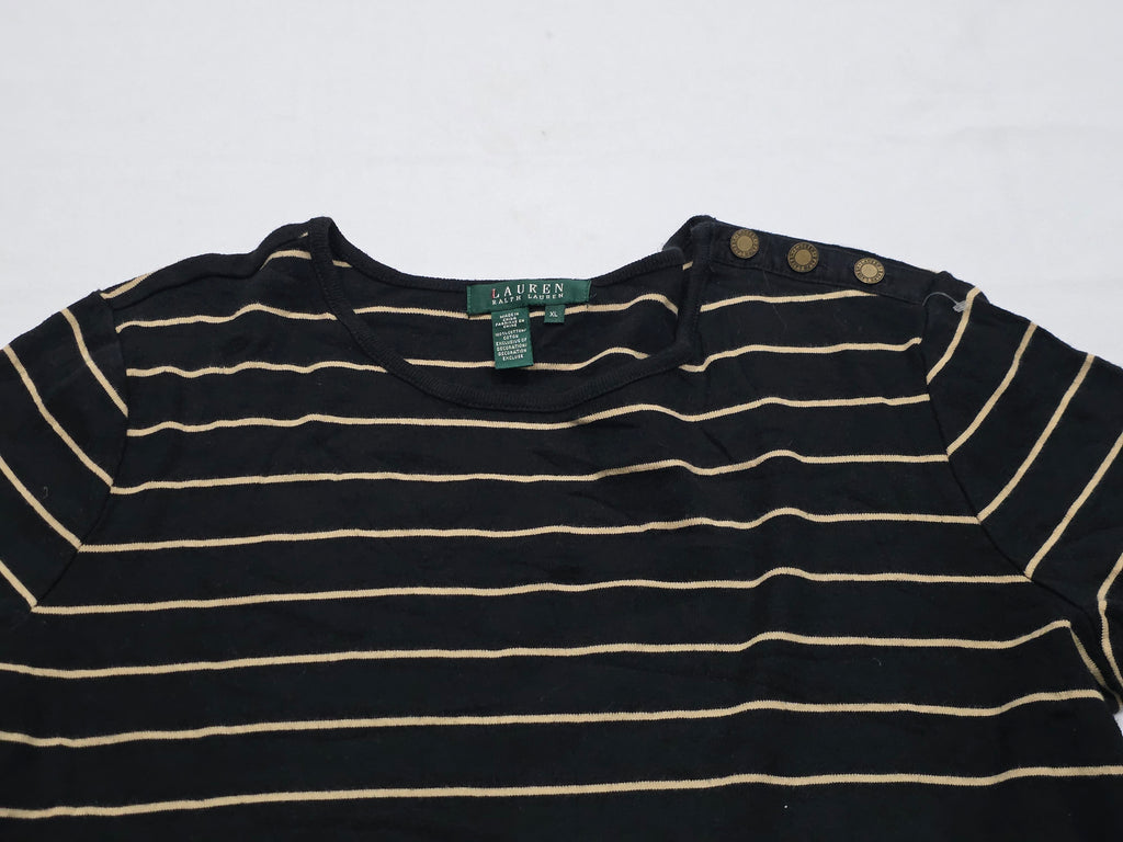 Playera Ralph Lauren Xgrande Xl Negra Manga Larga