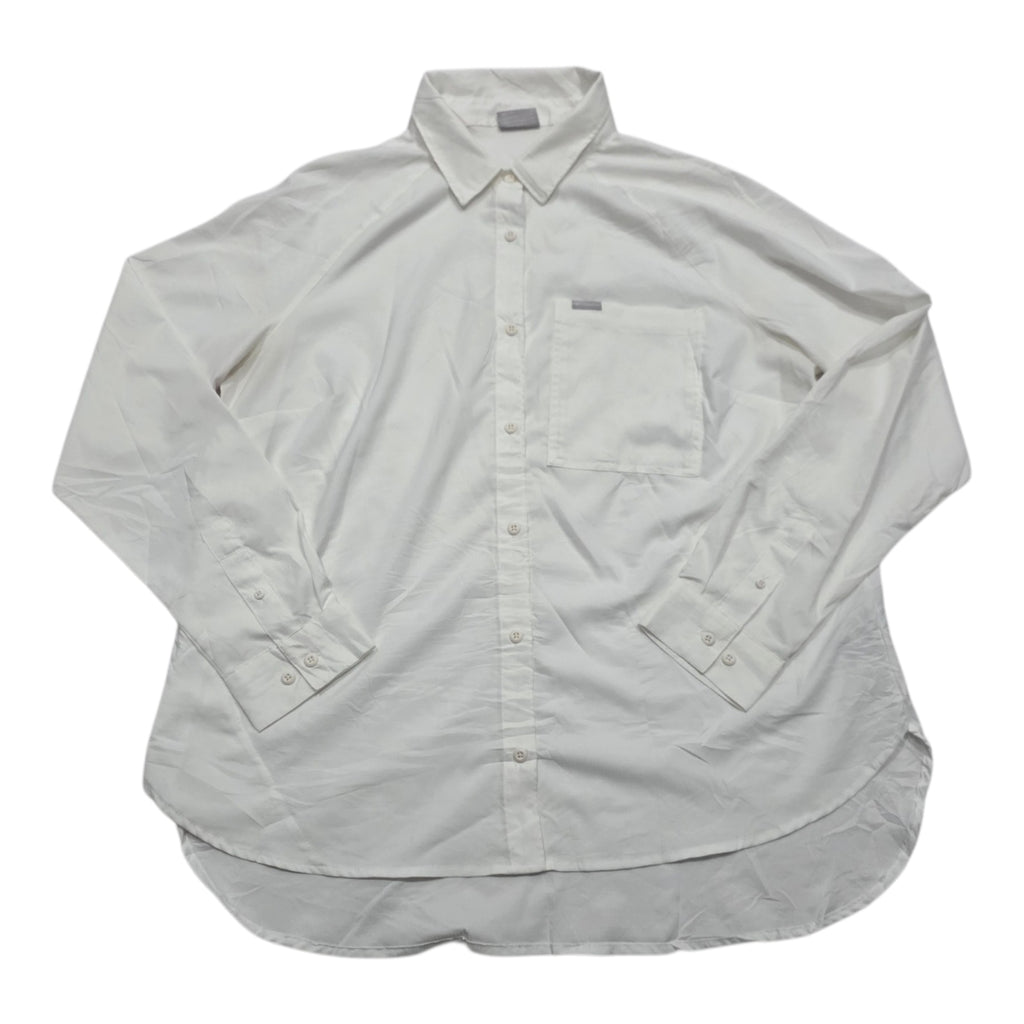 Camisa Columbia Extra Grande Blanca
