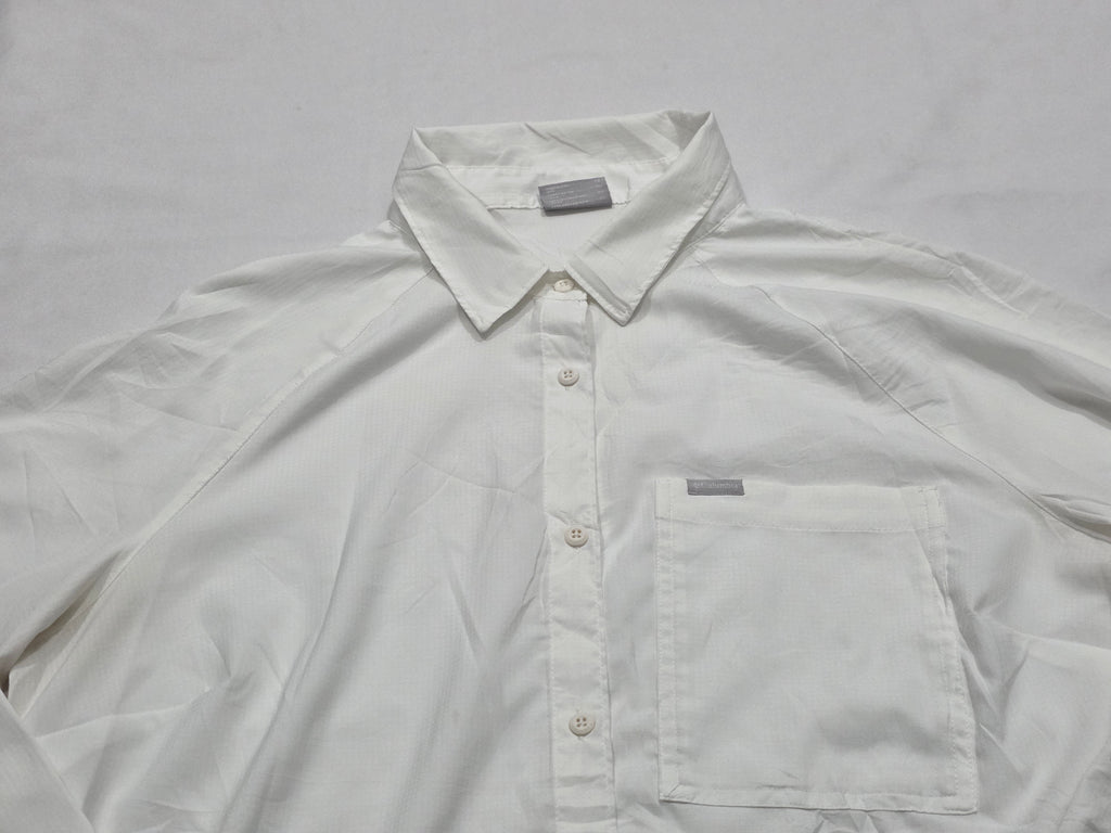 Camisa Columbia Extra Grande Blanca