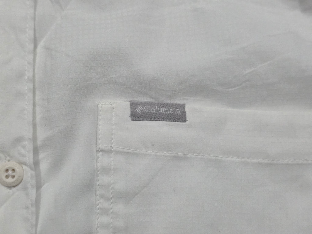 Camisa Columbia Extra Grande Blanca