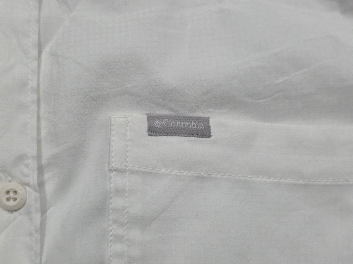Camisa Columbia Extra Grande Blanca