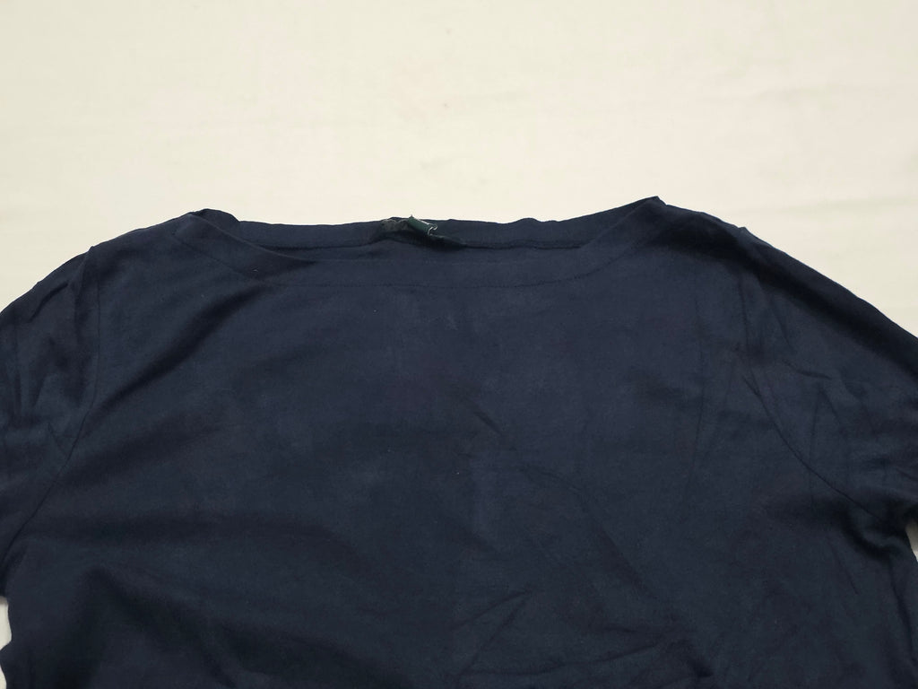 Playera Ralph Lauren Extra Grande Azul Marino