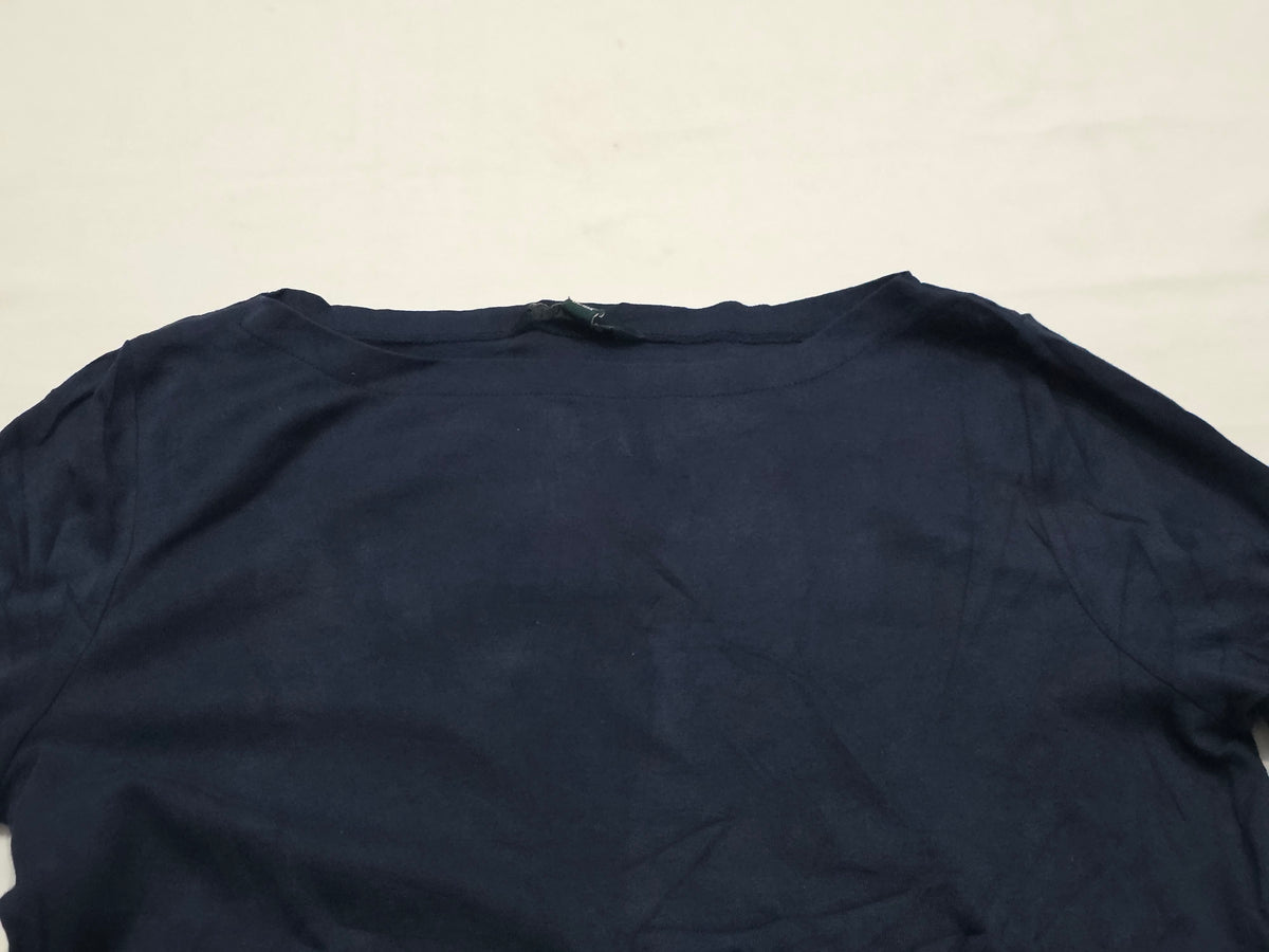 Playera Ralph Lauren Extra Grande Azul Marino