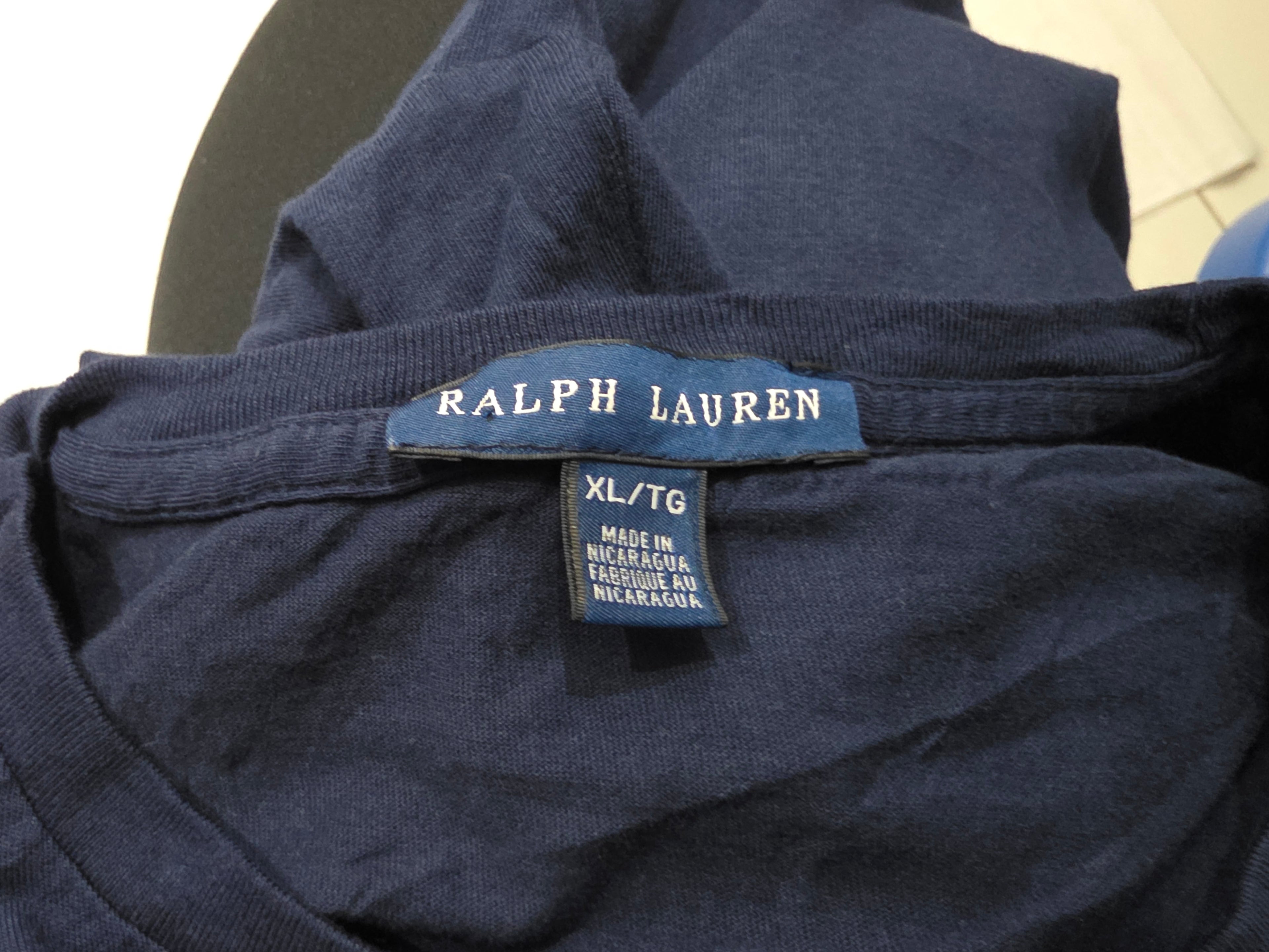 Playera Ralph Lauren Xgrande Xl Azul Poni Rojo