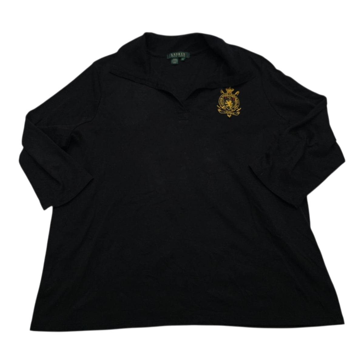 Playera Ralph Lauren Talla 2xl Negra Cuello