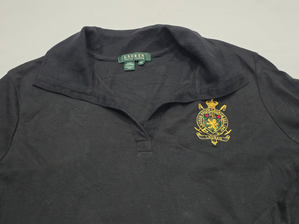 Playera Ralph Lauren Talla 2xl Negra Cuello