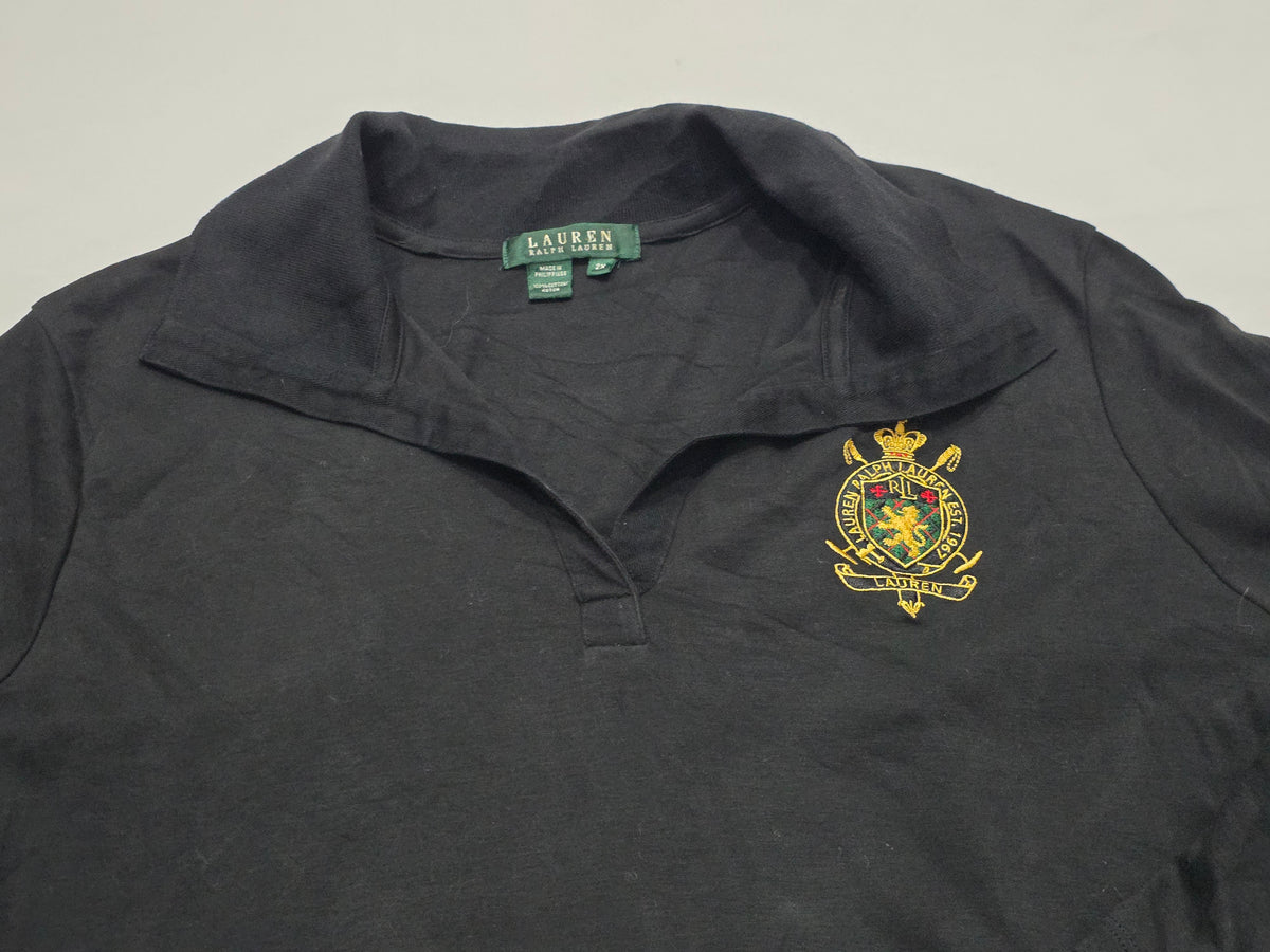 Playera Ralph Lauren Talla 2xl Negra Cuello