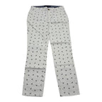 Pantalon Tommy Hilfiger De Mujer Talla 2 Blanco De Anclas