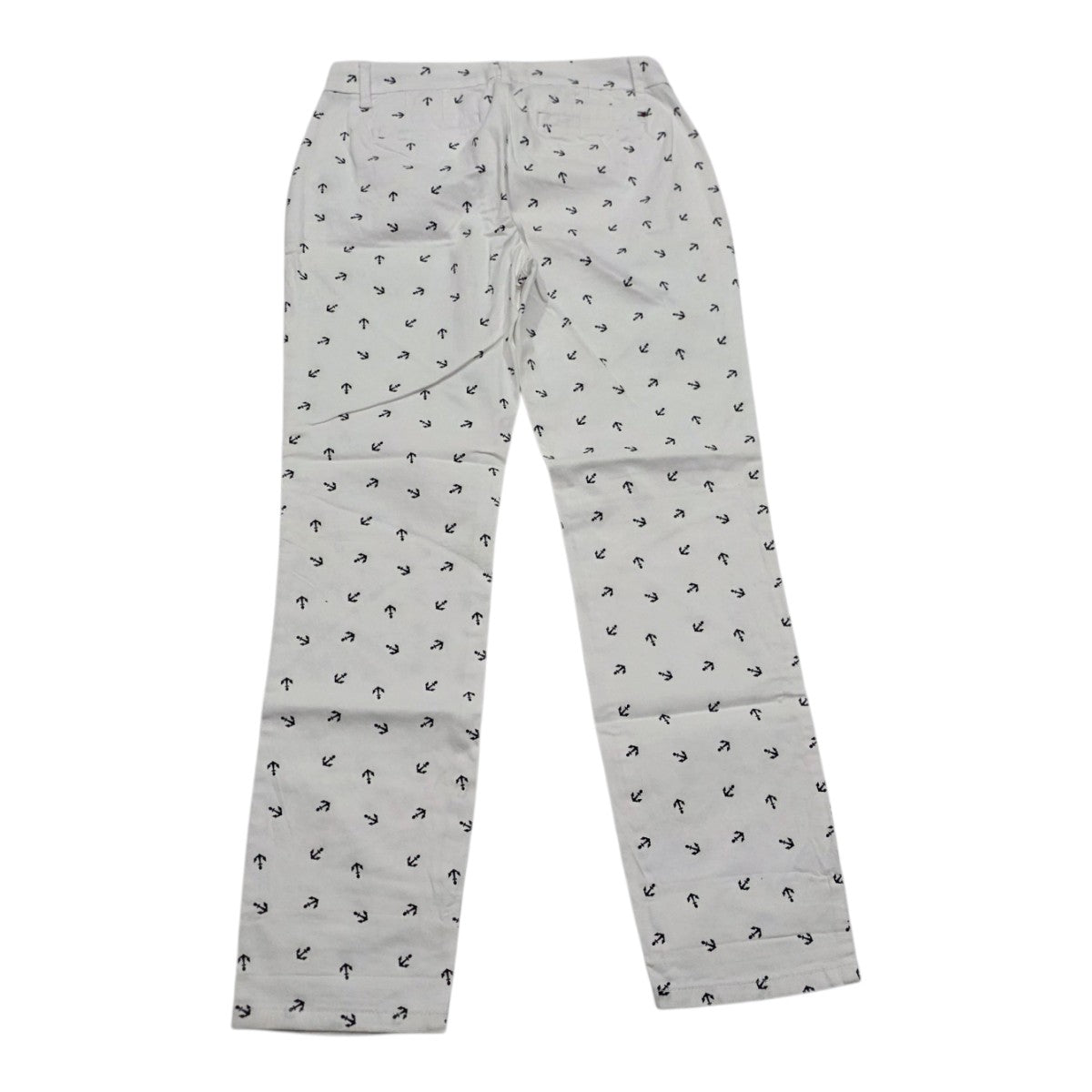 Pantalon Tommy Hilfiger De Mujer Talla 2 Blanco De Anclas