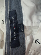 Pantalon Tommy Hilfiger De Mujer Talla 2 Blanco De Anclas