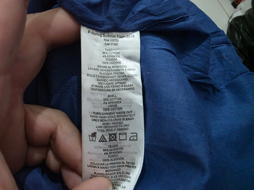 Vestido Armani Exchange D Mujer Talla 0 Azul/rosa D Tirantes