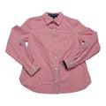 Camisa Tommy Hilfiger De Mujer Extra Chica Rosa A Cuadros