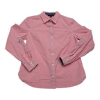 Camisa Tommy Hilfiger De Mujer Extra Chica Rosa A Cuadros