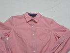 Camisa Tommy Hilfiger De Mujer Extra Chica Rosa A Cuadros