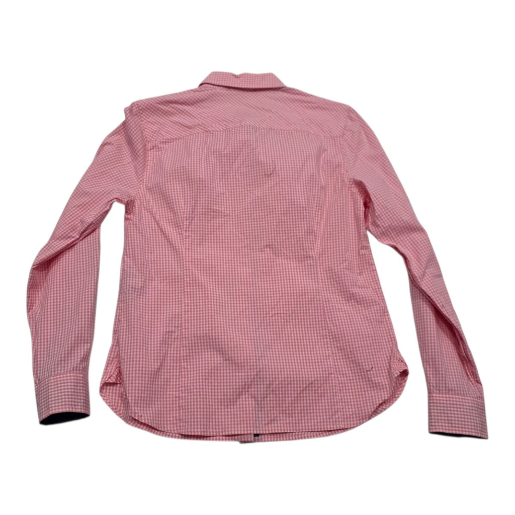 Camisa Tommy Hilfiger De Mujer Extra Chica Rosa A Cuadros
