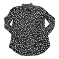 Camisa Ralph Lauren De Mujer Extra Chica Floreda Negra/beige