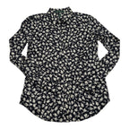 Camisa Ralph Lauren De Mujer Extra Chica Floreda Negra/beige