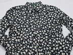 Camisa Ralph Lauren De Mujer Extra Chica Floreda Negra/beige