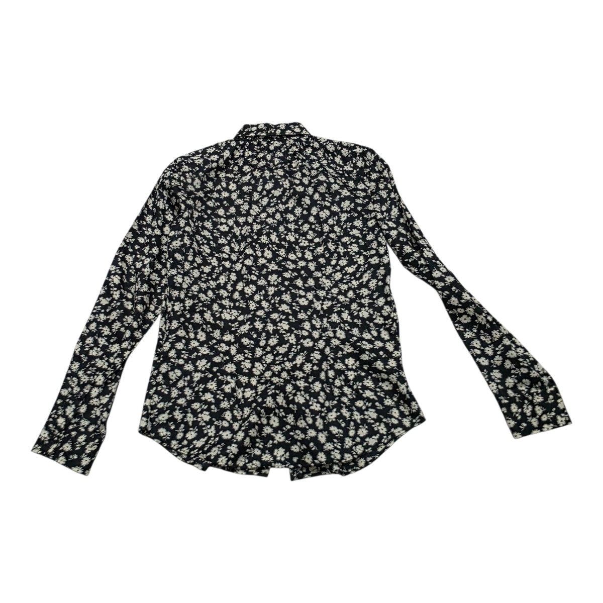 Camisa Ralph Lauren De Mujer Extra Chica Floreda Negra/beige