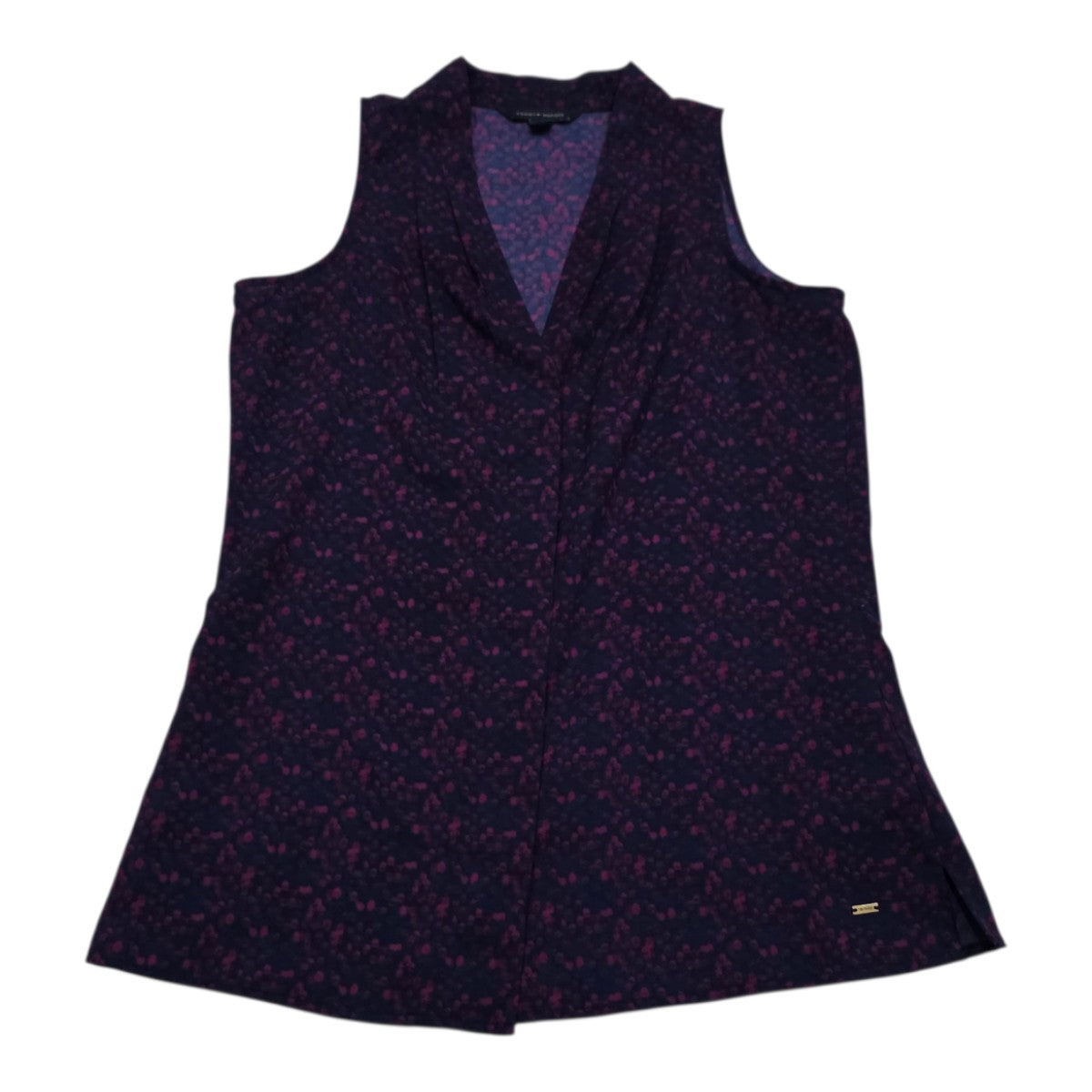 Blusa Tommy Hilfiger Morado Sin Mamgas Extra Chica