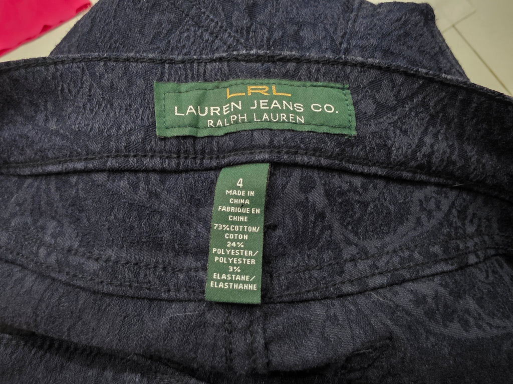 Pantalon Ralph Lauren De Mujer Azul Talla 4