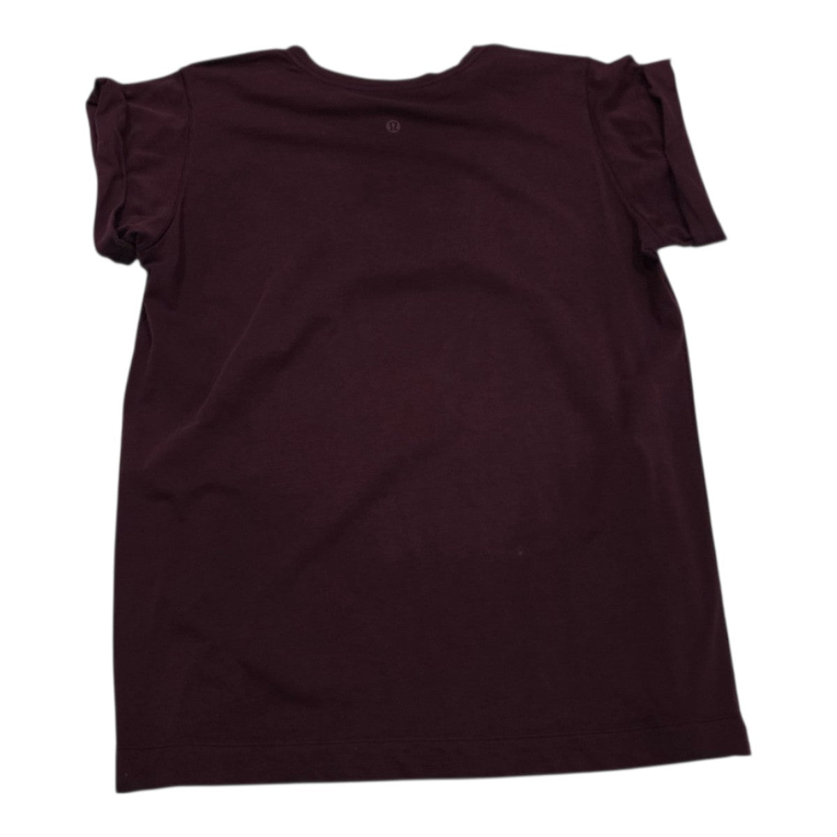 Playera Lululemon Bordo Talla 6 Color Vino Manga Corta