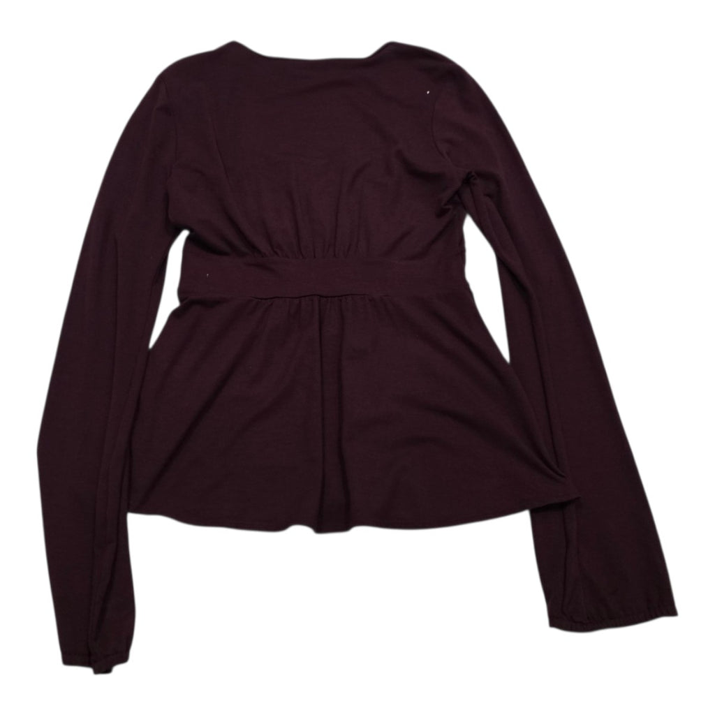 Blusa Michael Kors Color Vino Amplia Chica S