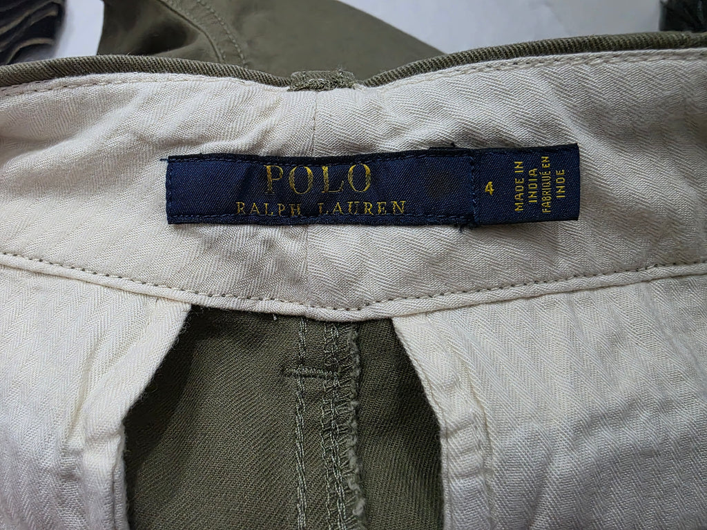 Pantalon Ralph Lauren Amplio Color Verde Talla 4