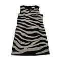 Vestido Ralph Lauren De Mujer Talla Chica D Lino Negro/beige