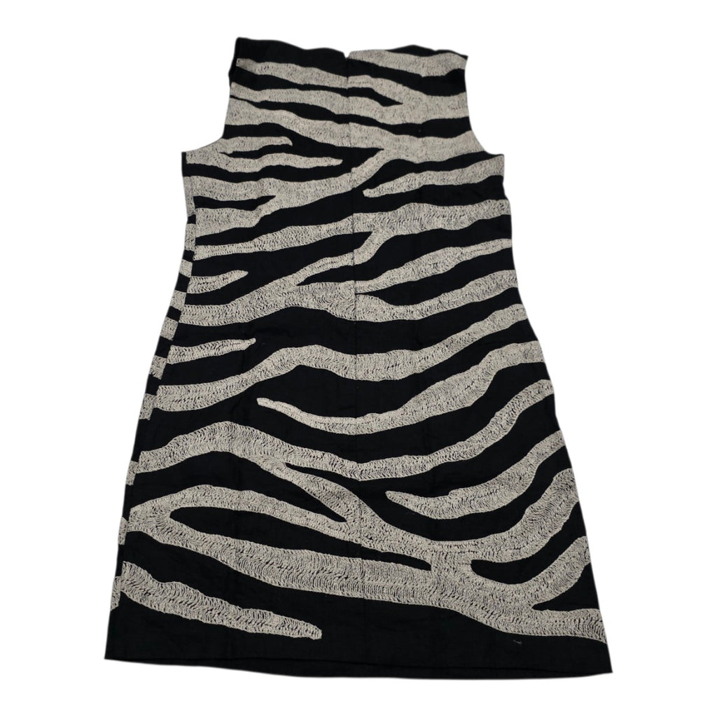 Vestido Ralph Lauren De Mujer Talla Chica D Lino Negro/beige